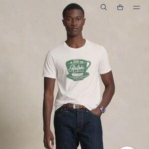 NWT Ralph Lauren Custom Slim Fit Ralph’s Coffee T-Shirt